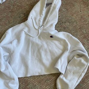 Cropped champion hoodie